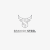 Logo and text 'Spanish Steel' on a white background